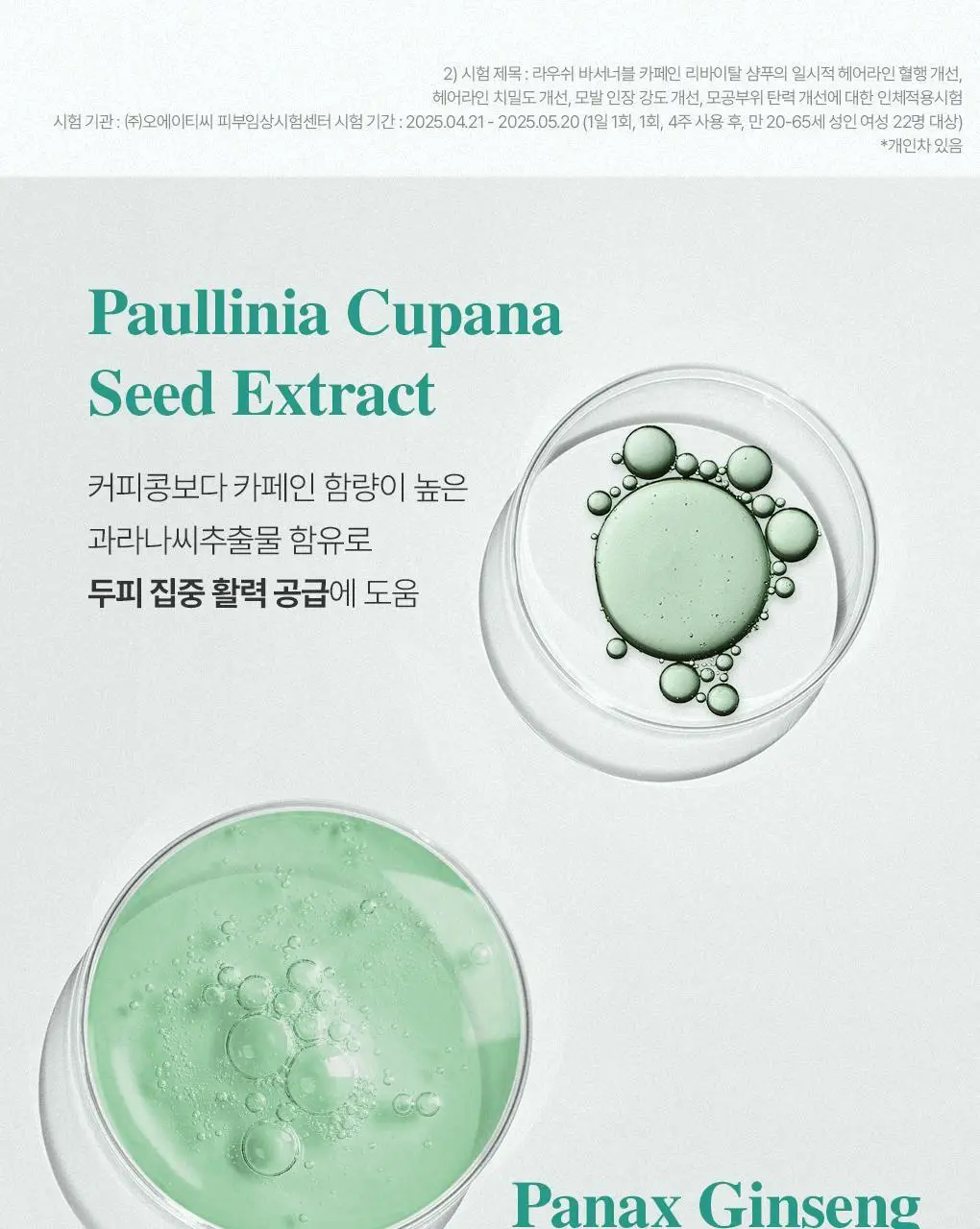 [헤어라인/힘없는두피모발용] 라우쉬 바서너블 카페인 리바이탈 샴푸 200ml 한정기획 상세페이지 13